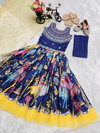 Oc 223 Heavy Chinon With Embroidery Sequence Work Kids Girs Wear Gown Collection Wholesale Online